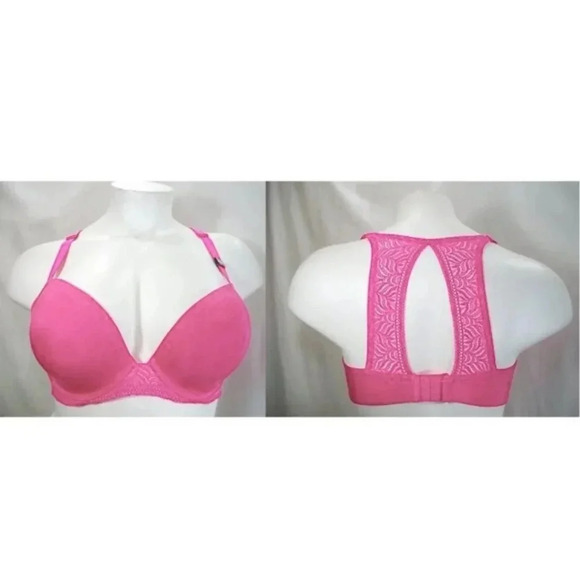 42C Paramour 115011 Felina Carolina Seamless Bra Pink NWT - Picture 1 of 10
